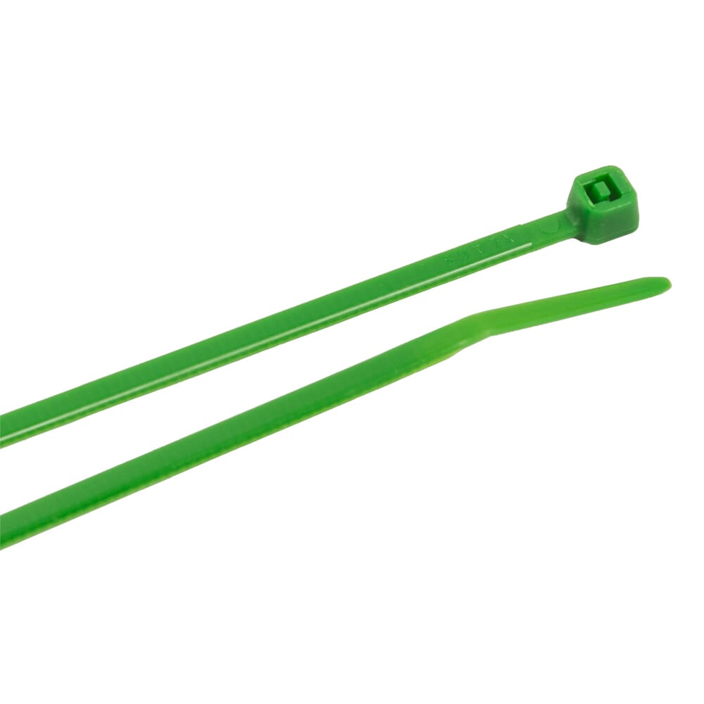 62005 Cable Ties, 4 in Green Ultra